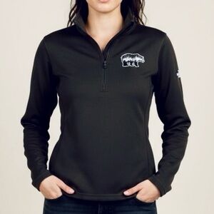 The North Face Quarter-Zip Jacket Unisex Black Tech